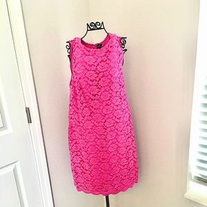 HOT PINK NICOLE MILLER DRESS!!! SIZE 4! ONLY WORN ONCE! EUC!